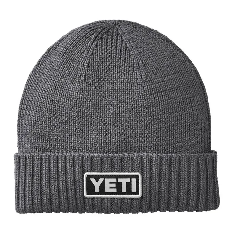 Yeti Logo Beanie Hat Grey